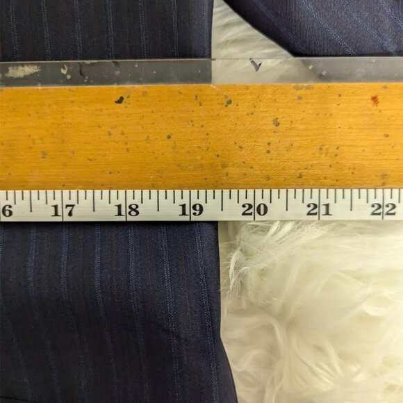 Cad & The Dandy Jacket Mens 50 (check last photo) Pinstripe Wool Blazer Bespoke - Picture 11 of 16